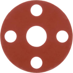 USA Sealing - Flange Gasketing; Nominal Pipe Size: 12 (Inch); Inside Diameter (Inch): 12-3/4 ; Thickness: 1/16 (Inch); Outside Diameter (Inch): 19 ; Material: SBR Rubber ; Color: Red - Exact Industrial Supply