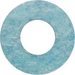 USA Sealing - Flange Gasketing; Nominal Pipe Size: 5 (Inch); Inside Diameter (Inch): 5.571 ; Thickness: 1/8 (Inch); Outside Diameter (Inch): 8-1/2 ; Material: Aramid Fiber with Buna-N Binder ; Color: Blue - Exact Industrial Supply