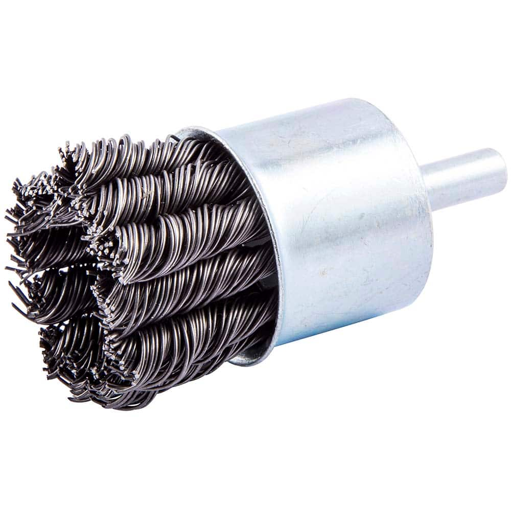 Norton - End Brushes Brush Diameter (Inch): 1 Fill Material: Carbon Steel - Caliber Tooling