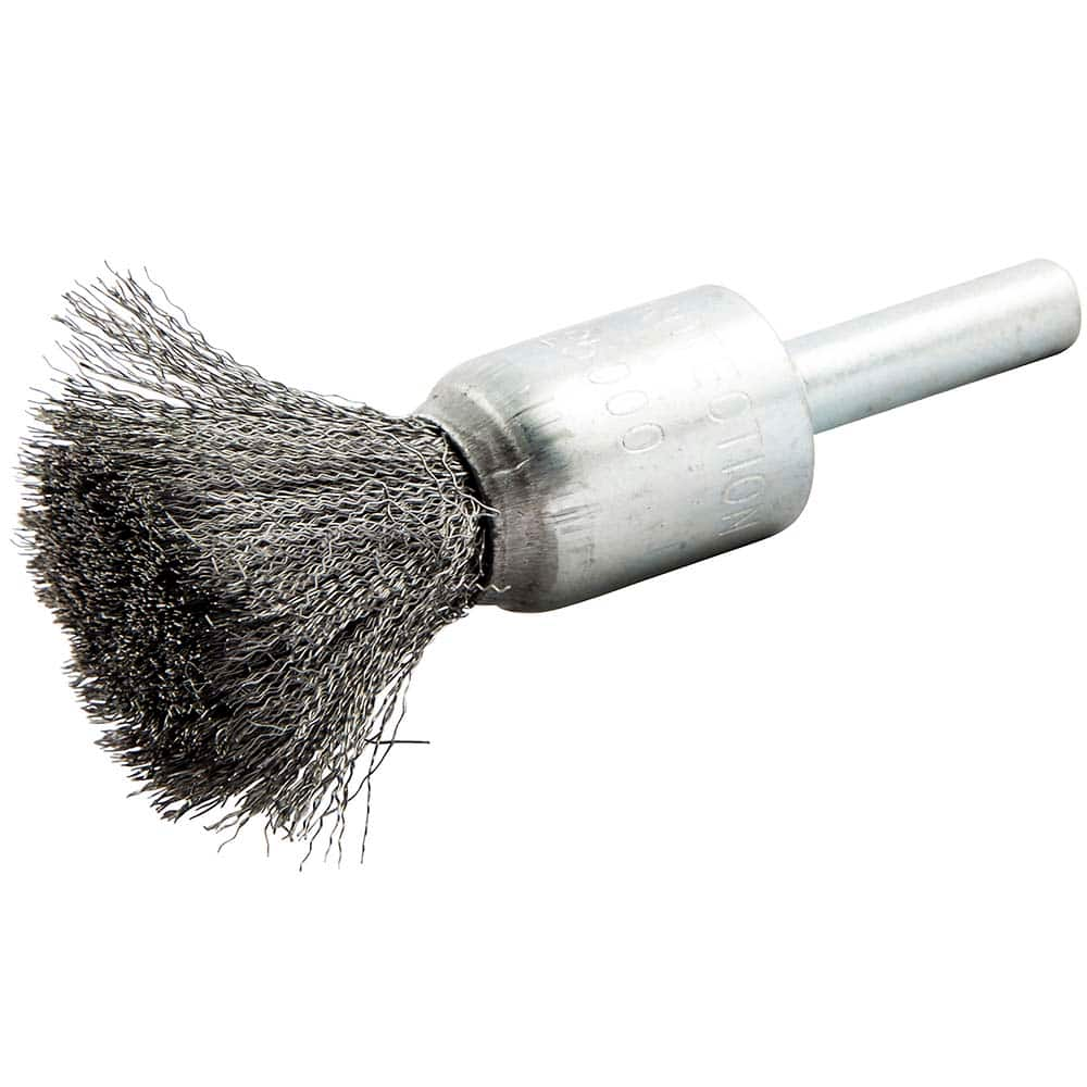 Norton - End Brushes Brush Diameter (Inch): 1/2 Fill Material: Carbon Steel - Caliber Tooling