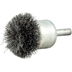 Norton - End Brushes Brush Diameter (Inch): 1-1/2 Fill Material: Carbon Steel - Caliber Tooling