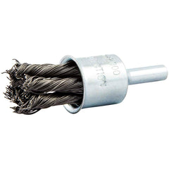 Norton - End Brushes Brush Diameter (Inch): 3/4 Fill Material: Carbon Steel - Caliber Tooling