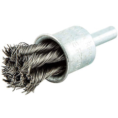 Norton - End Brushes Brush Diameter (Inch): 3/4 Fill Material: Carbon Steel - Caliber Tooling