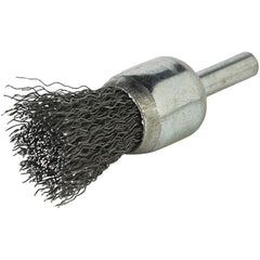 Norton - End Brushes Brush Diameter (Inch): 3/4 Fill Material: Carbon Steel - Caliber Tooling