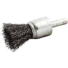 Norton - End Brushes Brush Diameter (Inch): 3/4 Fill Material: Carbon Steel - Caliber Tooling