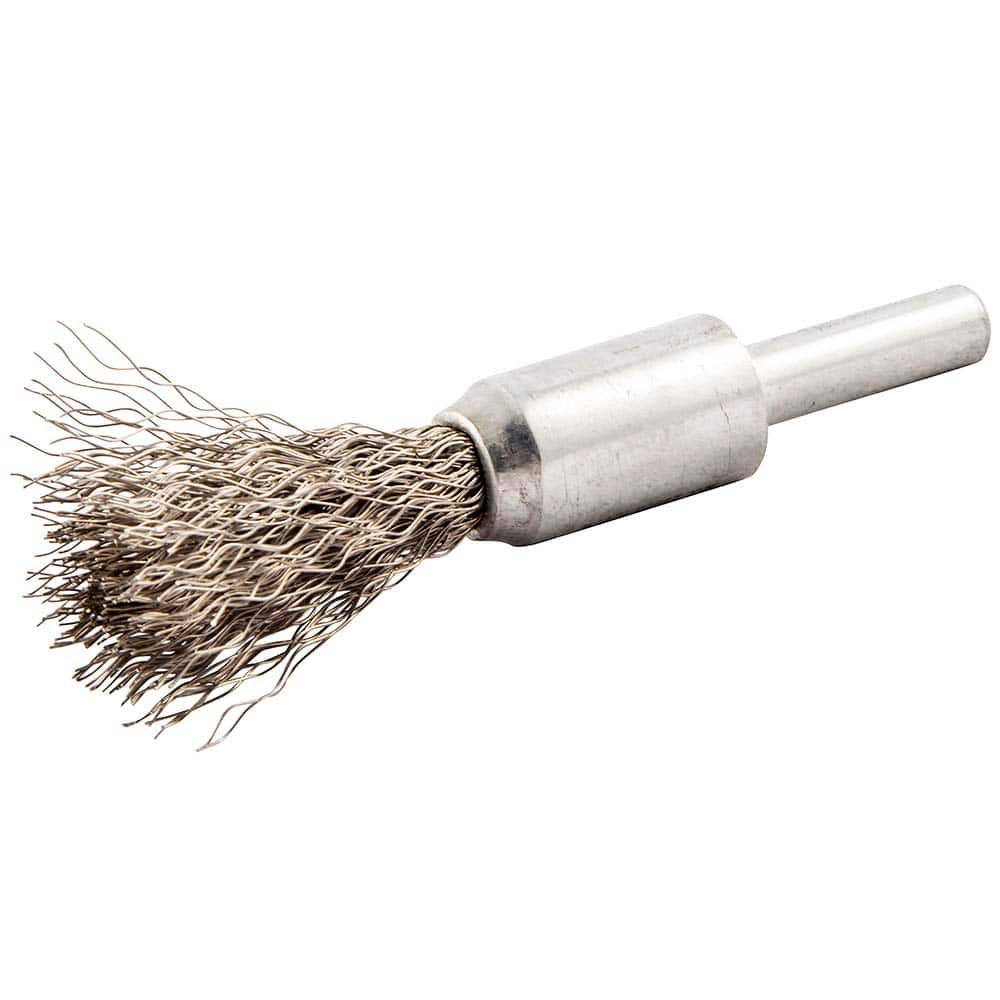 Norton - End Brushes Brush Diameter (Inch): 1/2 Fill Material: Stainless Steel - Caliber Tooling