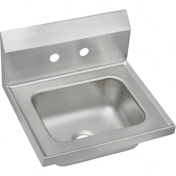 ELKAY - Stainless Steel Sinks Type: Hand Sink Outside Length: 16-3/4 (Inch) - Caliber Tooling