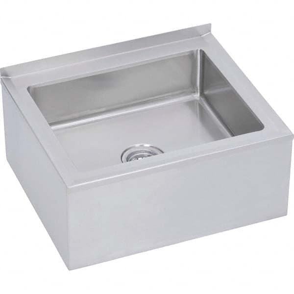 ELKAY - Stainless Steel Sinks Type: Mop Sink-Floor Mounted Outside Length: 32 (Inch) - Caliber Tooling