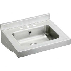 ELKAY - Stainless Steel Sinks Type: Lavatory Sink-Wall Hung Outside Length: 22 (Inch) - Caliber Tooling