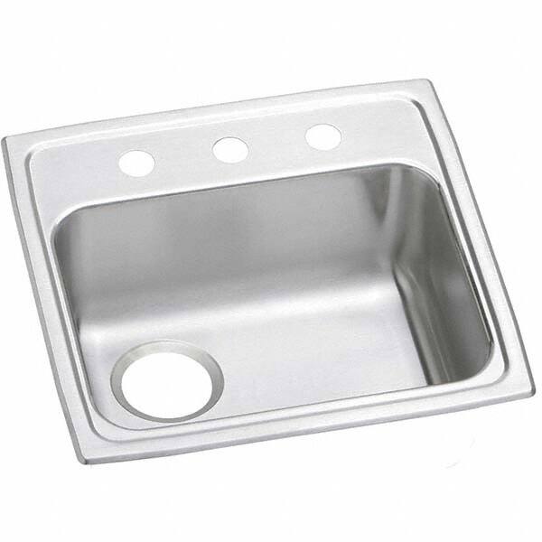 ELKAY - Stainless Steel Sinks Type: Drop In Sink Outside Length: 19-1/2 (Inch) - Caliber Tooling