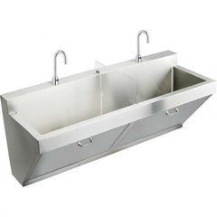 ELKAY - Stainless Steel Sinks Type: Surgeon's Scrub Sink Outside Length: 60 (Inch) - Caliber Tooling