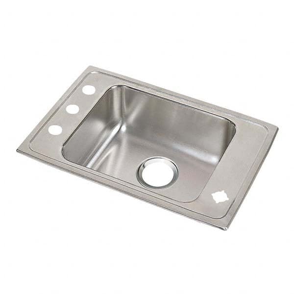 ELKAY - Stainless Steel Sinks Type: Drop In Sink Outside Length: 25 (Inch) - Caliber Tooling