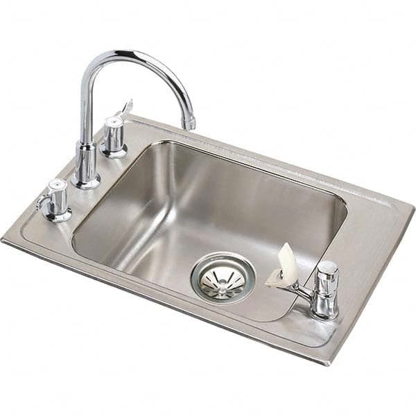 ELKAY - Stainless Steel Sinks Type: Drop In Sink Outside Length: 22 (Inch) - Caliber Tooling