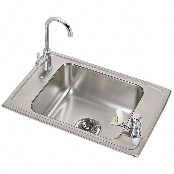 ELKAY - Stainless Steel Sinks Type: Drop In Sink Outside Length: 25 (Inch) - Caliber Tooling