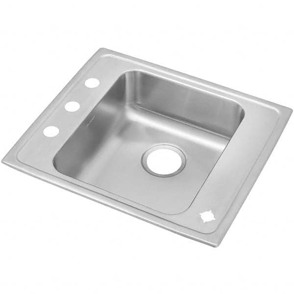 ELKAY - Stainless Steel Sinks Type: Drop In Sink Outside Length: 25 (Inch) - Caliber Tooling