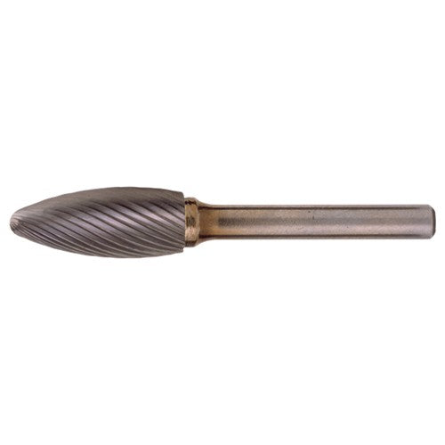 SL-41 Standard Cut Solid Carbide Bur-Cone Radius Shape - Exact Industrial Supply