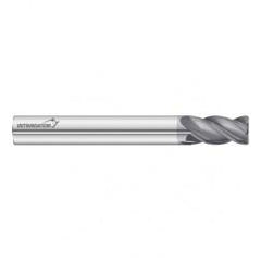 8mm Dia. x 50mm Overall Length 4-Flute 1.5mm C/R Solid Carbide SE End Mill-Round Shank-Center Cut-FC18 - Caliber Tooling