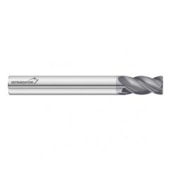 16mm Dia. x 89mm Overall Length 4-Flute 2mm C/R Solid Carbide SE End Mill-Round Shank-Center Cut-FC18 - Caliber Tooling