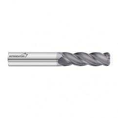 5/8 Dia. x 5 Overall Length 4-Flute .060 C/R Solid Carbide SE End Mill-Round Shank-Center Cut-FC18 - Caliber Tooling