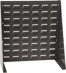 Quantum Storage - 140 Lb Capacity, 8" Deep x 18" Wide x 19" High, Static Dissipative Bench Rack - 1 Side - Caliber Tooling