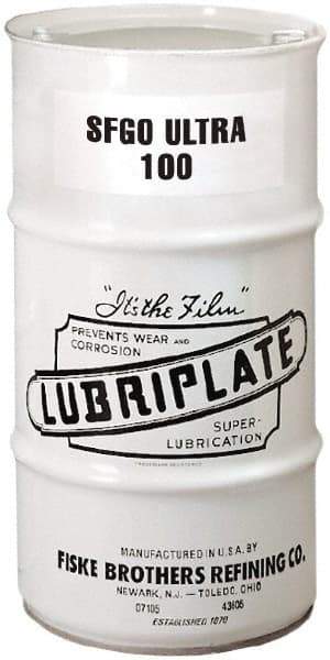 Lubriplate - 16 Gal Drum, ISO 100, SAE 40, Air Compressor Oil - 7°F to 385°, 556 Viscosity (SUS) at 100°F, 77 Viscosity (SUS) at 210°F - Caliber Tooling