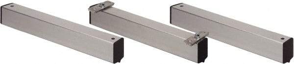 Quantum Storage - 2" Wide, Open Shelving Accessory/Component - Aluminum, Anodized Aluminum Finish, 30" Long, Use with Wire Shelving Units - Caliber Tooling