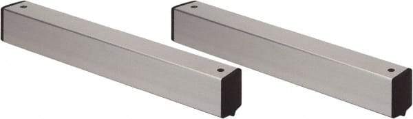 Quantum Storage - 2" Wide, Open Shelving Accessory/Component - Aluminum, Anodized Aluminum Finish, 36" Long, Use with Wire Shelving Units - Caliber Tooling