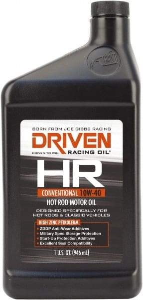 Joe Gibbs Driven Racing Oil - 1 Quart Conventional Oil - Grade 10W-40 - Caliber Tooling