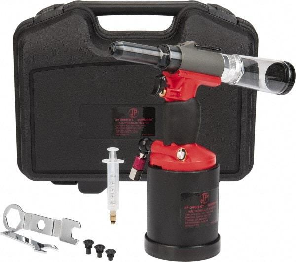 PRO-SOURCE - 3/16, 7/32, 1/4 & 5/16" Capacity, Air Riveter - 4 CFM, 22.5mm Long Stroke, 1/4 NPT Inlet - Caliber Tooling