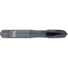 ‎1/4-28 Dia-H2-3 FL-HSS-Steam Oxide-Plug Spiral Point Tap - Caliber Tooling