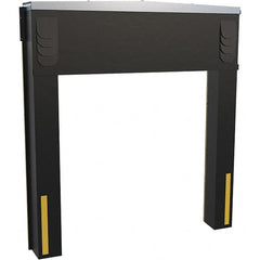 Vestil - 8' Door Width x 10' Door Height Polyester Dock Seal & Shelter Combination - Black - Caliber Tooling