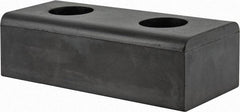 Vestil - 10 Inch Long x 4-1/2 Inch Wide x 3 Inch Projection Molded Rubber Bumper - 10 Inch Long x 4-1/2 Inch Wide x 3 Inch Projection Molded Rubber Bumper - Caliber Tooling