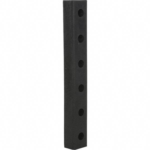 Vestil - 30 Inch Long x 4-1/2 Inch Wide x 3 Inch Projection Molded Rubber Bumper - 30 Inch Long x 4-1/2 Inch Wide x 3 Inch Projection Molded Rubber Bumper - Caliber Tooling