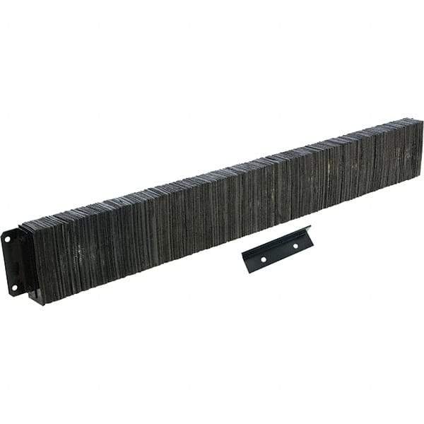 Vestil - 96 Inch Wide x 12 Inch High x 4 Inch Projection Laminated Dock Bumper - 96 Inch Wide x 12 Inch High x 4 Inch Projection Laminated Dock Bumper - Caliber Tooling