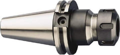 HAIMER - 2mm to 26mm Capacity, 3.94" Projection, CAT40 Taper Shank, ER40 Collet Chuck - 0.0001" TIR, Through-Spindle & DIN Flange Coolant - Exact Industrial Supply