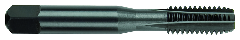 7/16-20 Dia. - GH3 - 4 FL - Premium HSS - Black Oxide - Semi Bottoming Straight FL Tap - Caliber Tooling