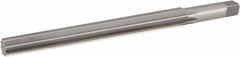 Hertel - #10 Pin, 0.7216" Diam, 0.5799" Small End, 5/8" Diam Straight Shank, 6-13/16" Flute, Taper Pin Reamer - Caliber Tooling