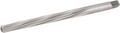 Hertel - #3 Pin, 0.2294" Diam, 0.1813" Small End, 15/64" Diam Straight Shank, 2-5/16" Flute, Taper Pin Reamer - Caliber Tooling