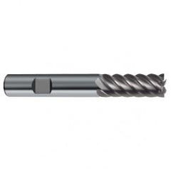 14mm Dia. - 83mm OAL - 45° Helix Bright Carbide End Mill - 6 FL - Caliber Tooling