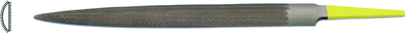 6" INOX Half-Round File, Cut 0 - Caliber Tooling