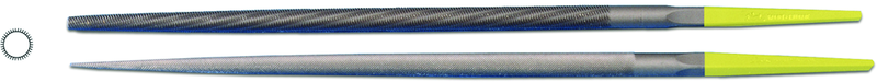 8" INOX Round File, Cut 0 - Caliber Tooling