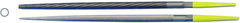 8" INOX Round File, Cut 2 - Caliber Tooling