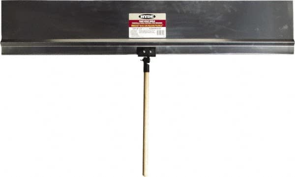 Hyde Tools - 48" Wide Flexible Blade Aluminum Painters Assistant - Stiff, Wood Handle - Caliber Tooling