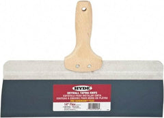 Hyde Tools - 14" Wide Flexible Blade Steel Joint Knife - Flexible, Hardwood Handle - Caliber Tooling