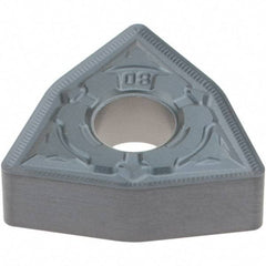 Tungaloy - WNMG432 HRM Grade AH8005 Carbide Turning Insert - AlTiN Finish, 80° Trigon, 1/2" Inscr Circle, 3/16" Thick, 1/32" Corner Radius - Caliber Tooling