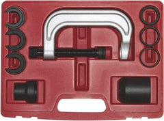 OEM Tools - 9 Piece Upper Control Arm Bushing Chassis/Under Carriage Service Set - C-frame, Screw Assembly, Adapters - Caliber Tooling