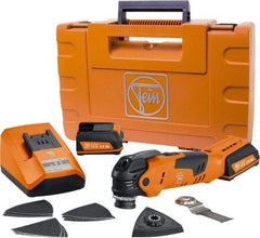 Fein - 12 Volt Cordless Multi-Tool Kit - 11,000 to 18,000 RPM - Caliber Tooling