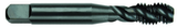 10-24 Dia. - GH3 - 3 FL - Premium HSS - Black Oxide Semi Bottoming Spiral FL Tap - Caliber Tooling