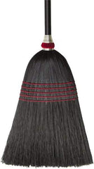 O-Cedar - 57" OAL Corn Bristle Broom - 42" Long Wood Handle, 15" Bristle Length, 14" Wide, Water Resistance - Caliber Tooling