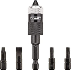 DeWALT - 6 Piece, Screwdriver Bit Set - #2, 1/4" Drive, Slotted, Phillips, Square Point - Caliber Tooling